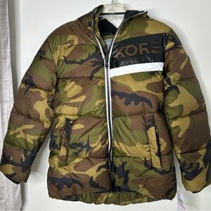 Michael Kors Camouflage Puffer Jacket